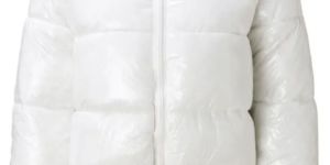 Women White Puffer Jacket