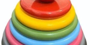 Wooden Rainbow Ring Stacker