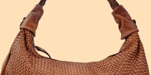 Ladies Leather Full Handwoven Hobo Handbag