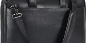Mens Genuine Leather Shoulder Laptop Bag