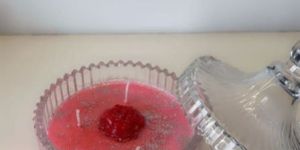 Pink Jar Rose Scented Candle