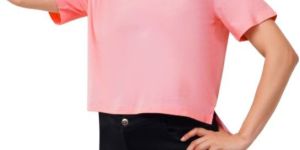 Ladies Pink Mood Round Neck T-Shirts