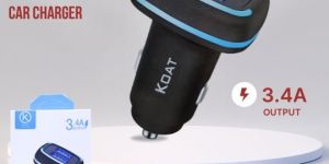 KOAT KTC-503 Dual USB Transfer Car Charger Adapter