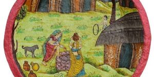 PMDPHL01 Printed Paper Mache Plate