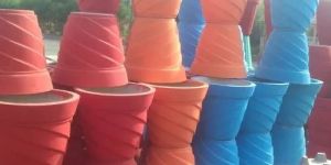 12 Inch Round Cement Pot