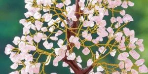 Natural Rose Quartz Tree