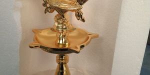 Gold Plating Annam Kuthu Vilakku