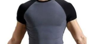 Men Cotton Plain Gym T Shirt