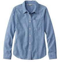 Mens Chambray Plain Shirt