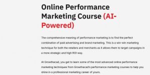 Performance Marketing Training