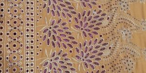 Cottan Borar Schiffli Embroidery Work