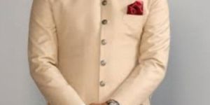 Khaki Jodhpuri Blazer
