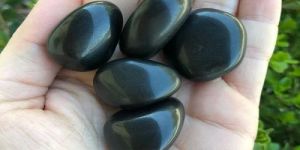 Black Agate Tumbled Stone