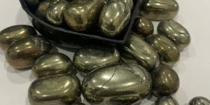 Natural Pyrite Tumbled Stone