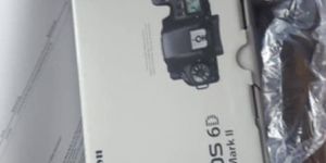 Canon EOS 6D Mark II 26.2MP DSLR Camera(1743 shutter count!)+extras!