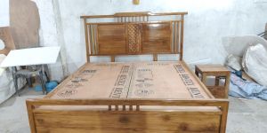 Wooden Double Bed
