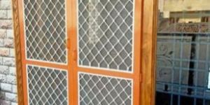 Aluminium Grill Mesh Door