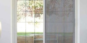 Aluminum Pleated Mesh Window