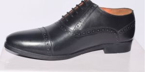 Mens Black Oxford Lace up Formal Shoes