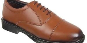 Mens Brown Oxford Lace up Formal Shoes