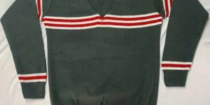 V Neck Woolen School Sweater