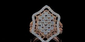 LR55498 Ladies Diamond Cocktail Rings