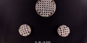 PS173P Ladies Diamond Pendant Set