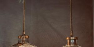 Glass Pendant Ceiling Lamps Set