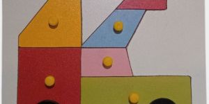 TE-62 Wooden Vehicle Puzzle