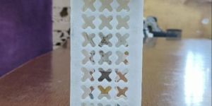 White Marble Jali Lamp