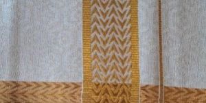 Mens Cotton Jacquard Single Dhoti