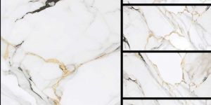 Flaxen Gold Glossy Vitrified Floor Tiles