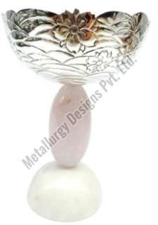 6.5x8inch Silver Plating Bowl with Stand