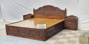 Wooden Double Bed