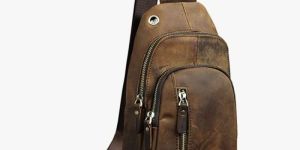 Vintage Leather Unisex Backpack Bag