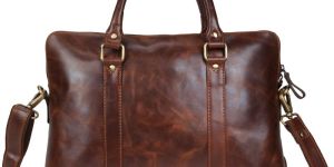 CL-116 BRN Leather Laptop Bags