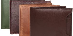 Mens Bi Fold Leather Wallet