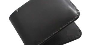 Mens Black Leather Wallet