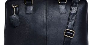 NL-107 BLK Leather Laptop Bags