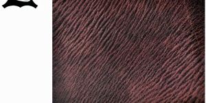 Wrinkled Brown Finished Leather