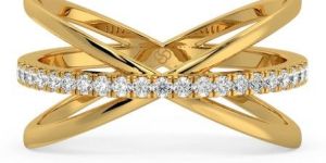 Criss Cross Lab Grown Diamond Ring
