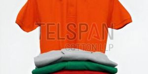 Mens Cotton Polo T-Shirts With Button