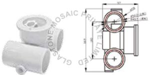 White PVC Pool Massage Jets