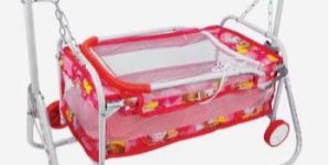 Swing N Fly B-S1 Red and White Baby Cradle