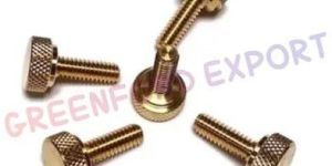 Brass Knurled Thumb Screw
