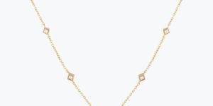 CHANDANA GOLD PLATED SILVER NECKLACE