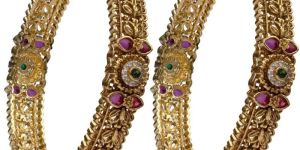 Tulasi Antique Multi Stone Bangles