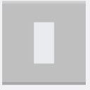 1M Solid Aluminum Cover Plate with 1M Window