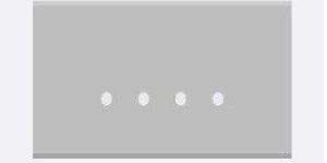 4M Solid Aluminum Plate with 4 Holes