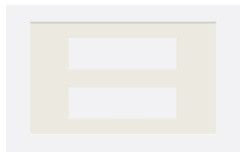 Solid Glass Cover Plate with Frame 14M